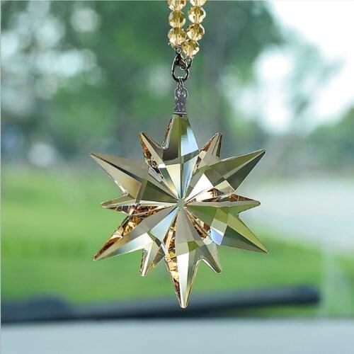 Sparkly Crystal Ornaments Pendant Sun Catcher Car For chandelier part FengShui Hanging Crystal Crafts Gifts,Car & Home Decora