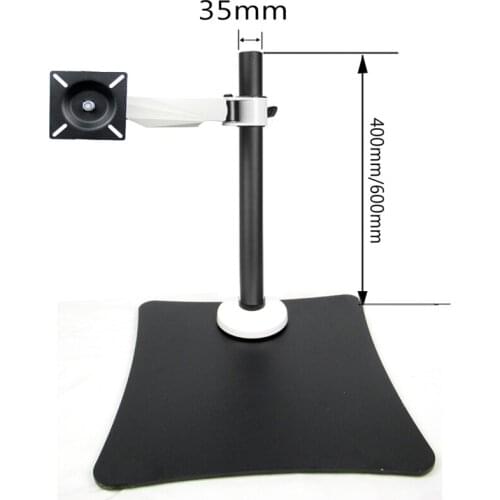 DL-T301-140 pivot rotate Big base steel 10"-27" monitor stand lcd monitor mount bracket 10kg computer desktop stand