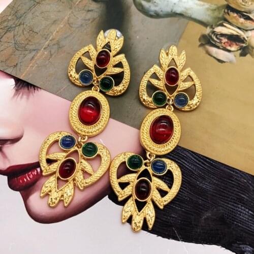 Long Statment Earrings Stud Romantic Jewelry For Womens Accessories Party Wedding Vintage