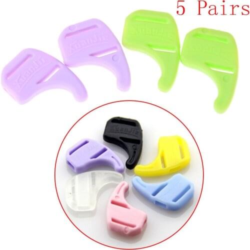 10pcs Kids Silicone Eyeglasse Retainer Eyewear Ear Lock Reading Eye Glasses Sunglasses Tip Anti Slip Ear Hooks Grip Holder