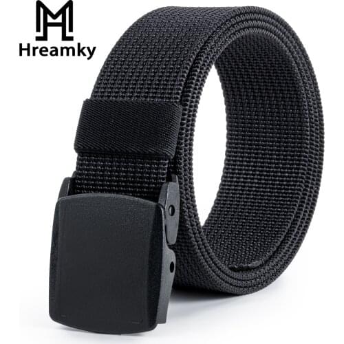 Hreamky military Men canvas belts,nylon adjustable section In the man The tactical belt,Free shipping Gift box packaging