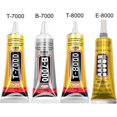Multi-Purpose B7000 E8000 T7000 T8000 Glue Mobile Phone Screen Adhesive Clear Liquid Glue Super Glue DIY Mobile Phone Repair