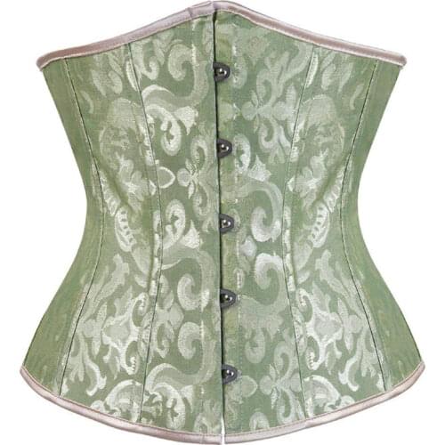 Sapubonva Corset Underbust Tops Sexy Plus Size Gothic Waist Cincher Workout Corsets Lingerie Shapewear Korsett Women Costume