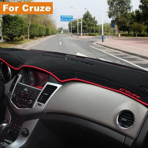 Car Dashboard Pad Instrument Platform Desk Avoid Light Mats Cover Sticker For Chevrolet Cruze 2009-2014 2015 2016 2017 2018