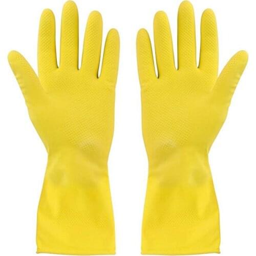 Latex Gloves Dish-Washing Washing Clothes Rubber Gloves Latex Waterproof Housework Gloves