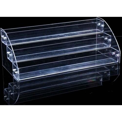 2 To 4 Tier Acrylic Nail Polish Rack Tabletop Display Stand Clear Lipstick Holder Essential Oils Shelf Makeup Storage Organizer