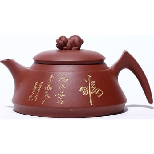Yixing undressed ore teapot handmade pig style kettle creative drinkware