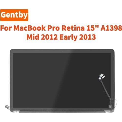 New Original A1398 For Macbook Pro Retina 15" Mid 2012 A1398 Full LCD Display Screen Assembly Upper Half Replace EMC 2512