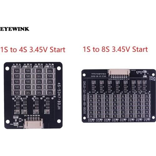 Lithium battery protection board 3.2V LiFePO4 passive equalization board 4S 8s special