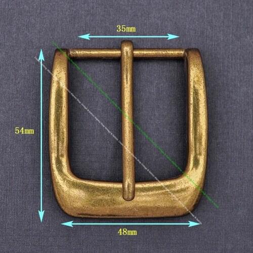 Casual Sturdy Brass Plated Belt Pin Buckles for Men Classic Jeans Belt Accessory DIY Leather Craft BELT Fit 35mm
