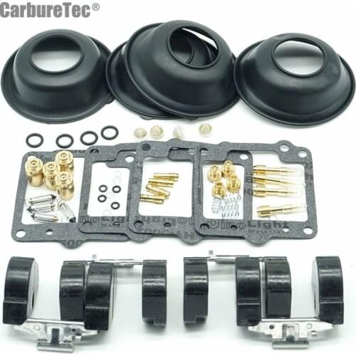 For Yamaha XS1100L Midnight 1980 1981 XS 1100 L Carburetor Repair Kit Chamber Gasket Float Valve Seat Vacuum Diaphragm 4 Sets