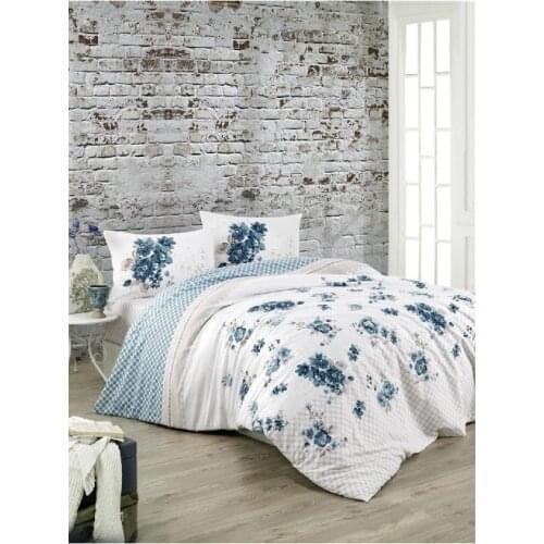 Crystal By Crown 100% Cotton Bedding Set, Home Textile Bedding Set, Bedspread, Duvet Cover Flat Sheet Pillow Case Turkey Deste