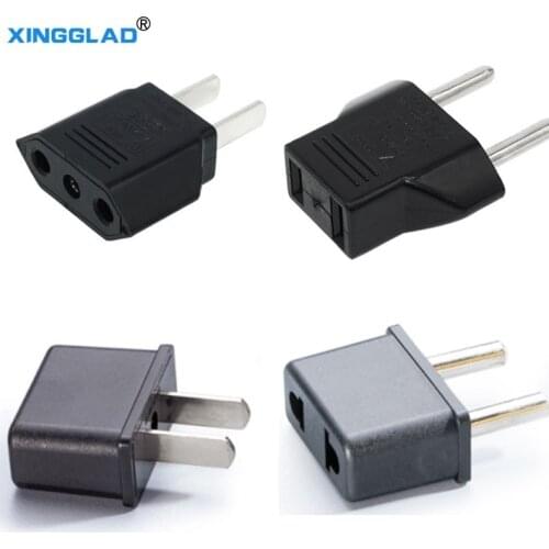 EU/US Plug Mutual Conversion Adapter Converter Connector Standard AC 250V 6A Multi Function Travel Electrical Socket