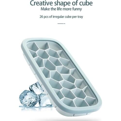 Ice Cube Maker Silicones Ice Mould Honeycomb Ice Cube Tray Magnum Silicone Mold Forms Food Grade Mold for Whiskey Cocktail