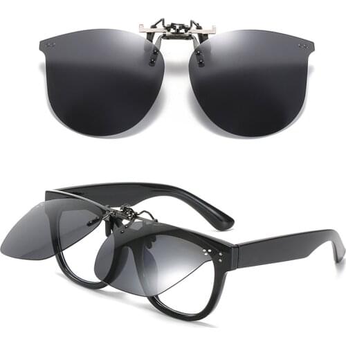 2021 Polarized Flip Up Clip on Sunglasses Men Photochromic Polarised Women Sun Glasses UV For Outdoor Cycling Fishing Hiking