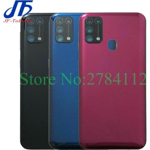 10Pcs Back Battery Cover Replacement For Samsung Galaxy M21 M21S M31 M31S M51 M11 Chassis Housing Back Cover Case Rear Door