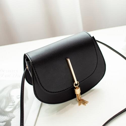 Fashion Tassel Women Crossbody Bag PU Leather Small Flap Messenger Bag for Ladies Sling Bag Mobile Phone Wallet Handbags Bolsa