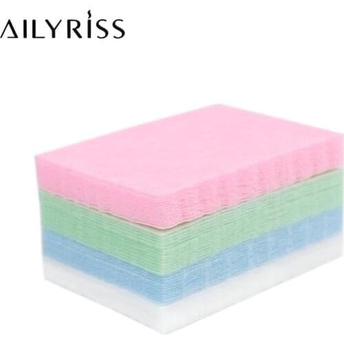 170 Pcs/set Nail Polish Remover Wipes Cleaning Lint Free Paper Pad Soak off Remover Manicure tool