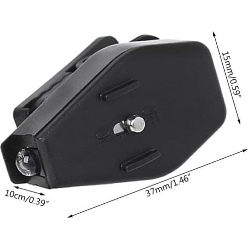 2pcs LED Eyeglass Clip Light Flexible Book Reading Lights Adjustable Lighting Tools