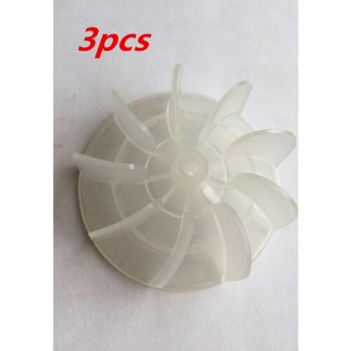 3pcs blades hair dryer Universal high-power AC motor plastic fan blade