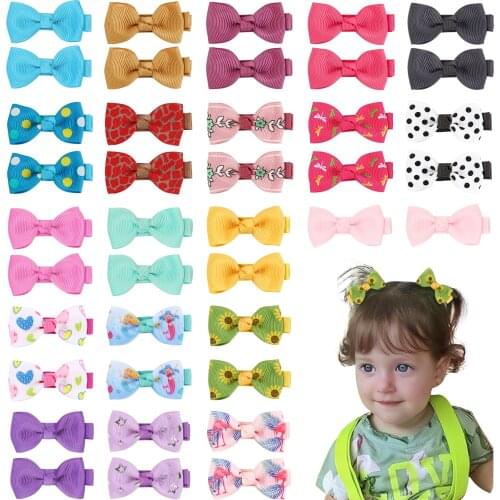 Baby Girl Hair Bows Baby Ribbon Baby hair Bows Baby Girl Accessories Wholesale Hair Accessories For Baby girls 4 Pcs Sets