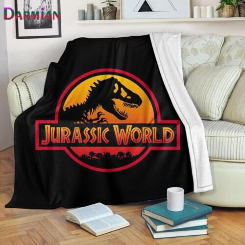 DARMIAN Bedroom Throw Blankets for Kids Boys Cartoon Dinosaur Design Pattern Thin Quilt Blanket on Bed Sofa Bedding Decoration