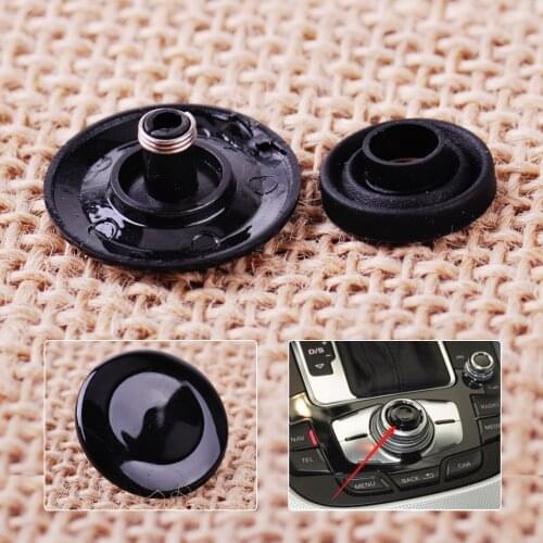 DWCX Car Bright Black MMI Knob Joystick Button Repair Kit 8K0998068A 8K0998068 for Audi A4 Q7 S4 A5 A6 Q5 S6