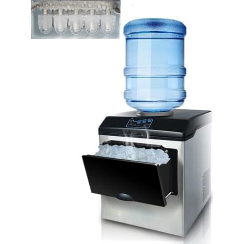 Electric Commercial Or Homeuse Portable Counter Top Automatic Bullet Ice Maker Making Machine Cube Ice Maker