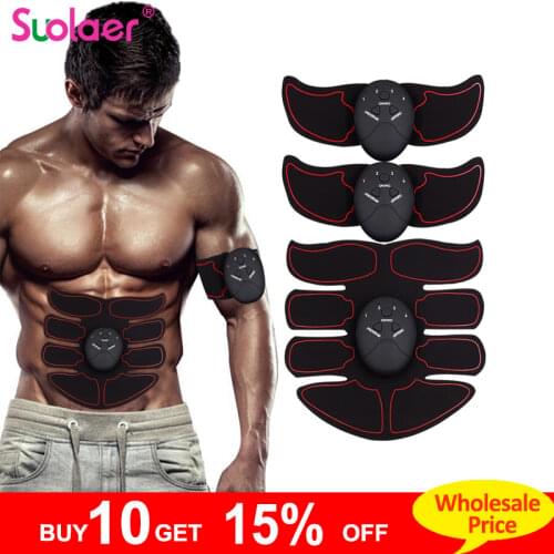 Electric Simulators Massage Press Trainer Abdominal Muscle Exerciser Belly Leg Arm Exercise Workout Home Fitness Equipment