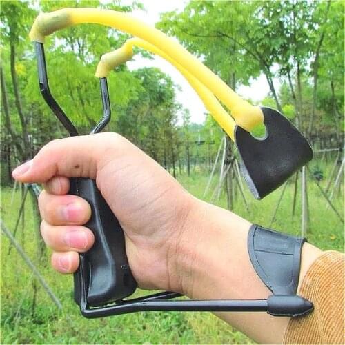 2020 NEW Powerful Hunting Slingshot Catapult with Rubber Band Tubing Catapult Professional Tactical Pocket Target Sling Shot