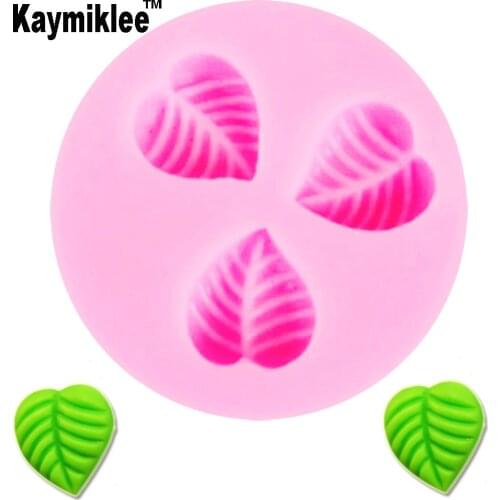 Kaymiklee M052 MinI Leaf Silicone Mold Baking Fondant Cake Chocolate Cookies Pastry Gumpaste Surgar Pudding Mould