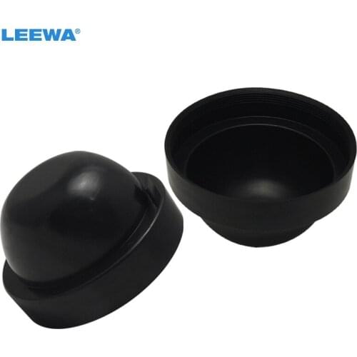 LEEWA 2PCS Waterproof DustProof Cover Rubber 60mm-100mm Anti-Dust Sealing Cover Cap For Car LED/HID Headlight #CA5598