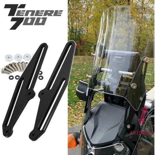 New Windscreen Adjusters Motorcycle Support Holder kits Windshield Bracket For Yamaha Tenere 700 XTZ 700 XT700Z 2019 2020