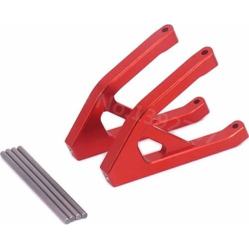 2 Pieces Aluminum Alloy Upgrade RC Car Parts Front/Rear Upper Suspension Arm A-Arm TRA7031 For Rc Hobby Car 1/16 Traxxas Slash