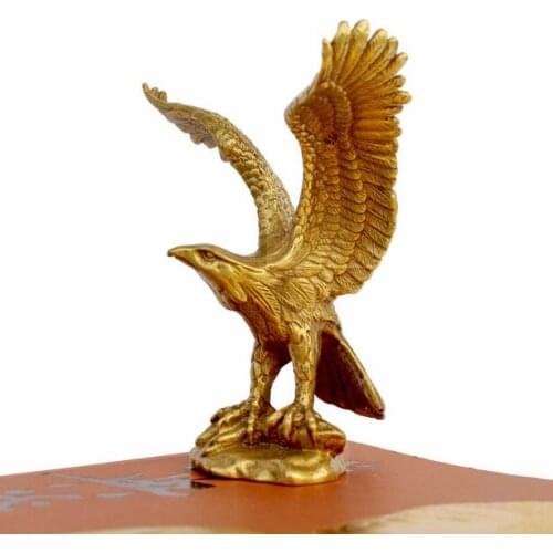 The Eagle Eagle brass trumpet copper ornaments Home Furnishing furnishings desk decoration gift realize the ambition