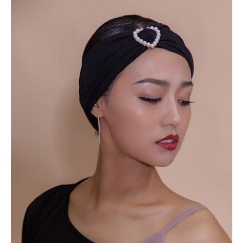 Latin Dance Kerchief Stage Wear Competition Professional Ballroom Dancer Adult Stage Performance Accessories Headpiece DL6355