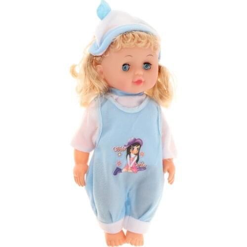 Birthday Gift 12inch Soft Baby Doll Reborn Toddler Doll Kids Bath Game