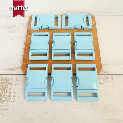 Blue metal buckle quick side release buckle for garment bag dog accessories 25mm webbing DIY pet collar supplies CCK-25B