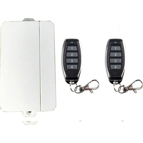 433Mhz Remote Control Switch for Light,Door, Garage Universal Remote AC 85V 220V 250V 4CH Relay Radio Receiver+Remote Controller