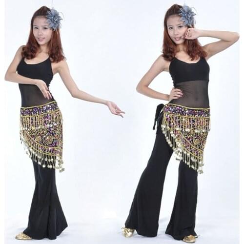 Dancer 150 Coins Mesh Colorful Waist Chain Belly Dance Luxury Waist Chain Luxury Women Unitards Clothing