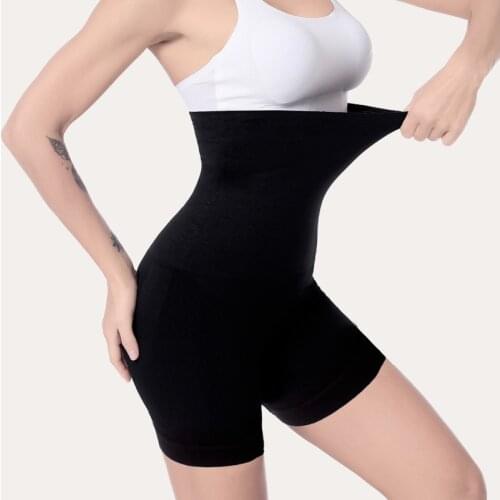 Women High Waisted Shaper Shorts 360° soft tummy-to-thigh shapers smooth and seamless no-slip striped female pants