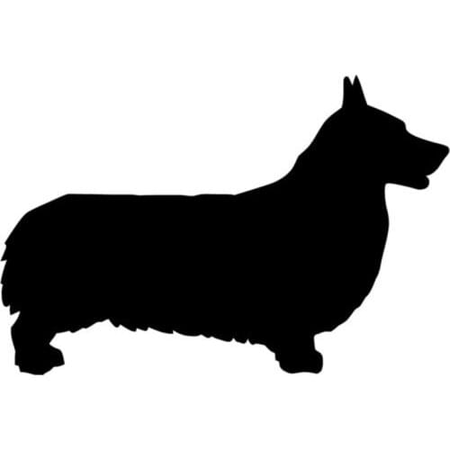14.2*9.5CM Pembroke Welsh Corgi Car Styling Decal Animal Cartoon Stickers Motorcycle Car Accessories C6-0026
