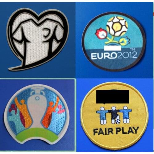 1996 2000 2004 2008 2012 Embroidery EURO Champions Europe Cup Patch Heat Transfer Soccer Badge