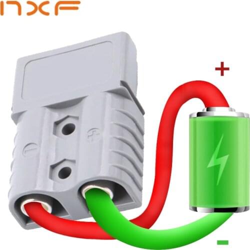 2/10/pcs/lot Anderson 600V 50A 6 AWG Connector, Anderson plug, battery terminal, solar connector, Handle, Dustyproof cover