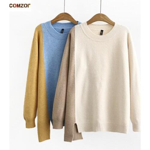 Irregular Patchwork Woman Sweaters Long Sleeve Pullover Autumn Winter Jumper Plus Size Casual Knitted Clothing Mulher Blusas 5XL