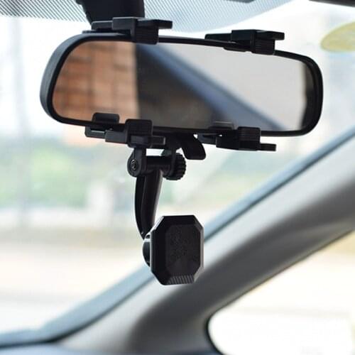 Car Rearview Mirror Mount Auto Magnetic Cell Phone Holder Mount Support car Interior smarthphone celulares Bracket Accessories