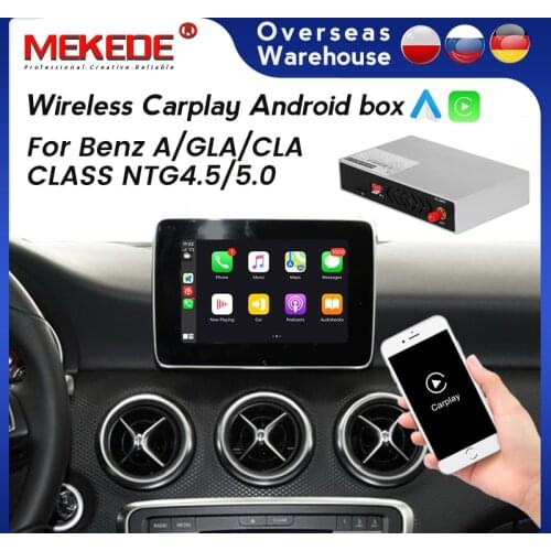 Wireless Apple CarPlay for Mercedes Benz A W176/CLA Class C117 GLA X156 with Android Auto Mirror Link AirPlay Car Play Functions