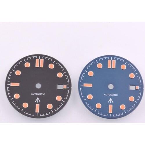 31mm Watch Dial Orange scale fit ETA 2824/2836 DG3804/2813 Miyota 8205 821A watch case dial