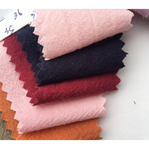 Cotton textile crepe fabrics for mens trousers