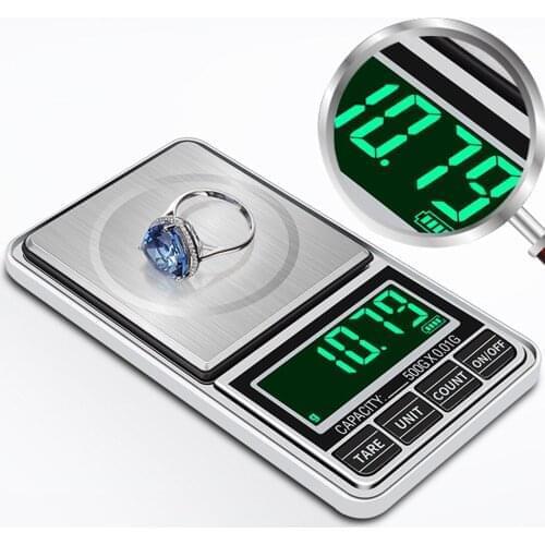 20Pcs/Lot Usb Mini 0.01g /0.1g Pocket Digital Scales For Gold Bijoux Sterling Jewelry Weight Balance Gram Electronic Scales